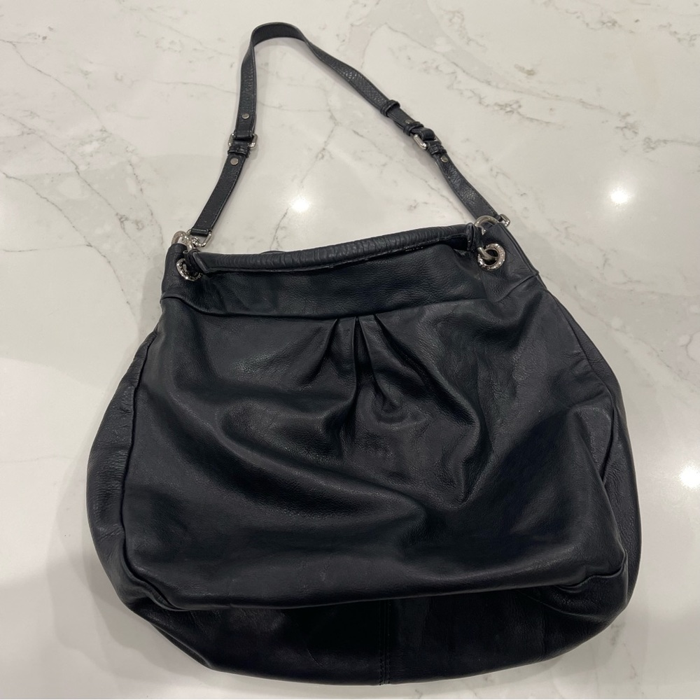 Gently used Marc by Marc Jacobs black leather hobo purse - Picture 14 of 16